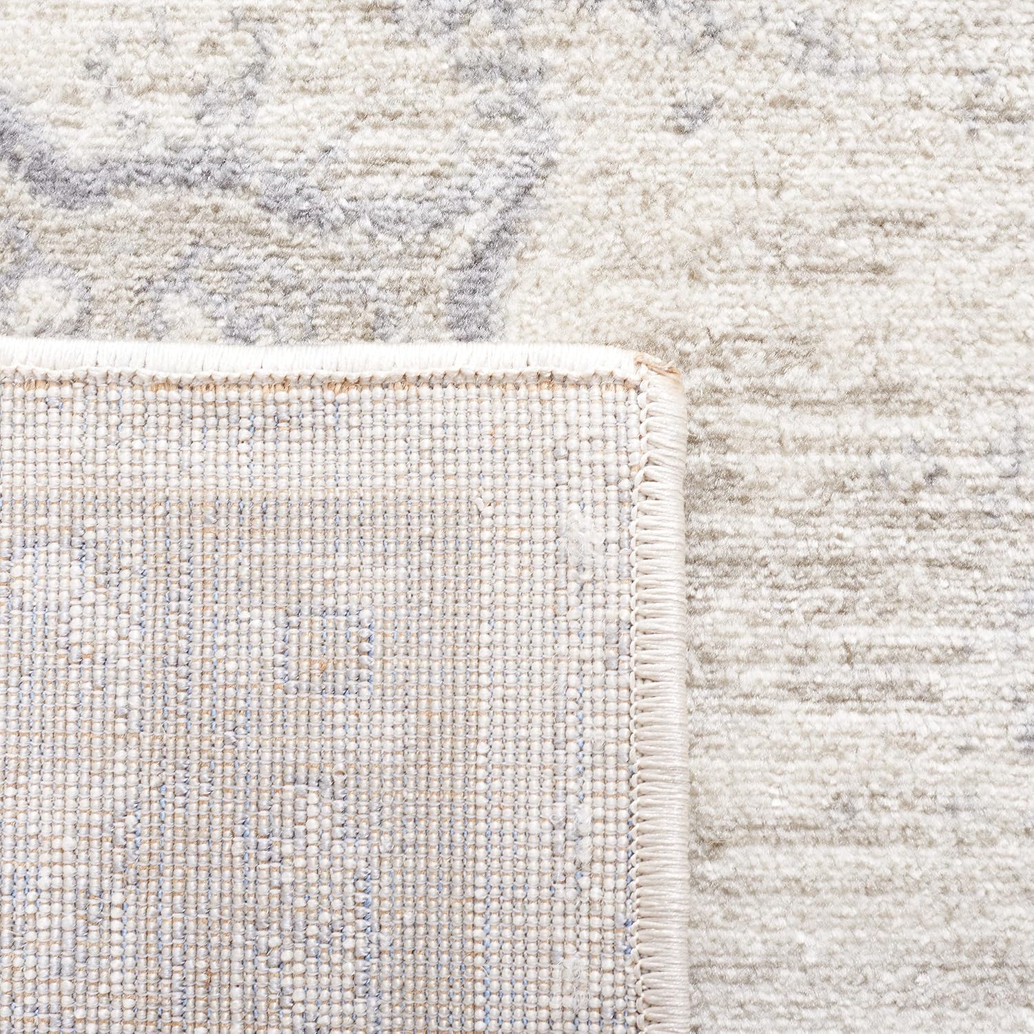 SAFAVIEH Brentwood Collection Accent Rug - 3' x 5', Ivory & Beige, Medallion Distressed Design, Non-Shedding & Easy Care, Ideal for High Traffic Areas in Entryway, Living Room, Bedroom (BNT802B)