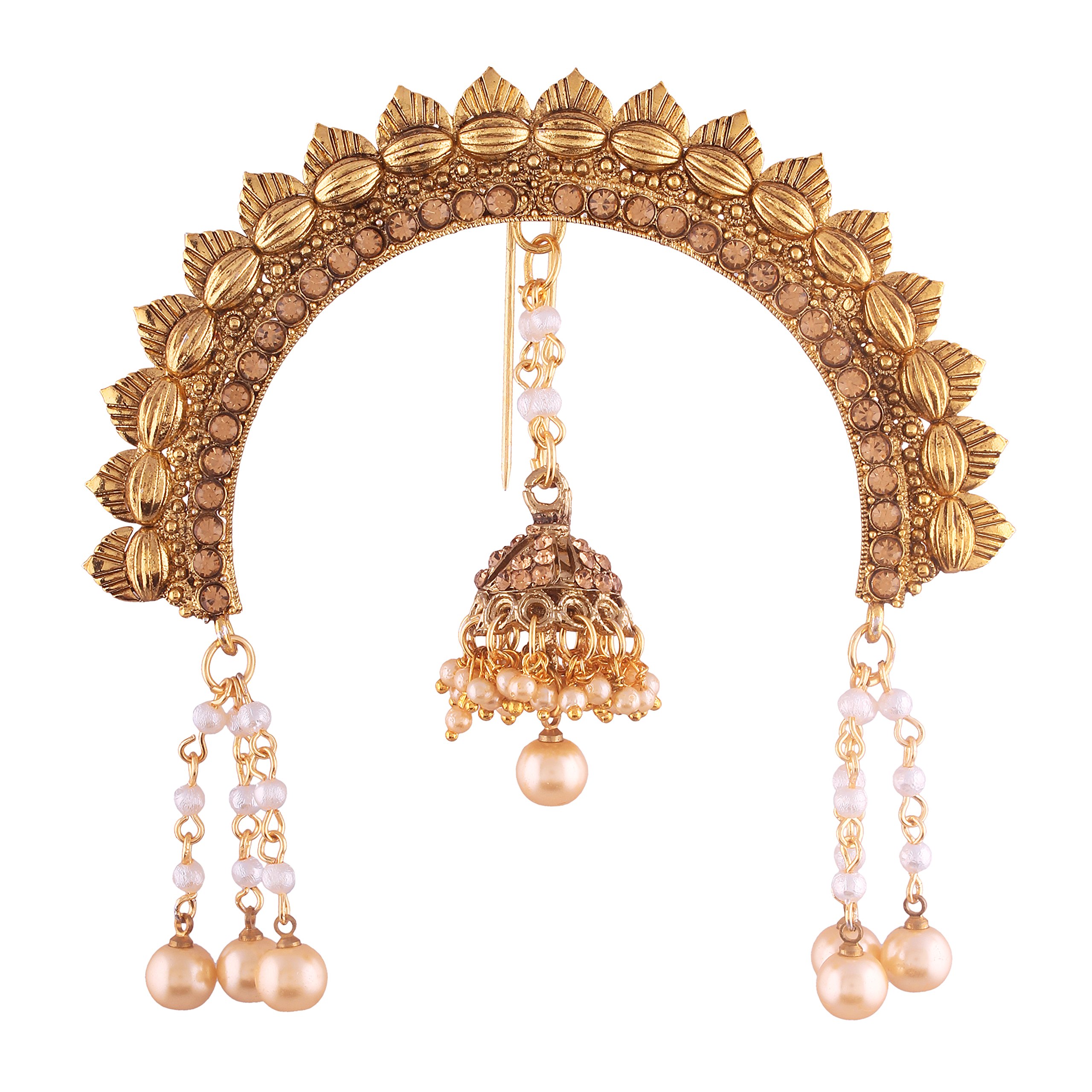 See full amazon price history chart for I Jewels Gold Plated Jhumki Hair Accessory Juda Pin with Chain for Women (SM36FL) I Jewels Gold Plated Jhumki Hair Accessory Juda Pin with Chain for Women (SM36FL) (B075WNRWMQ) Amazon Price History, Amazon Price Tracker