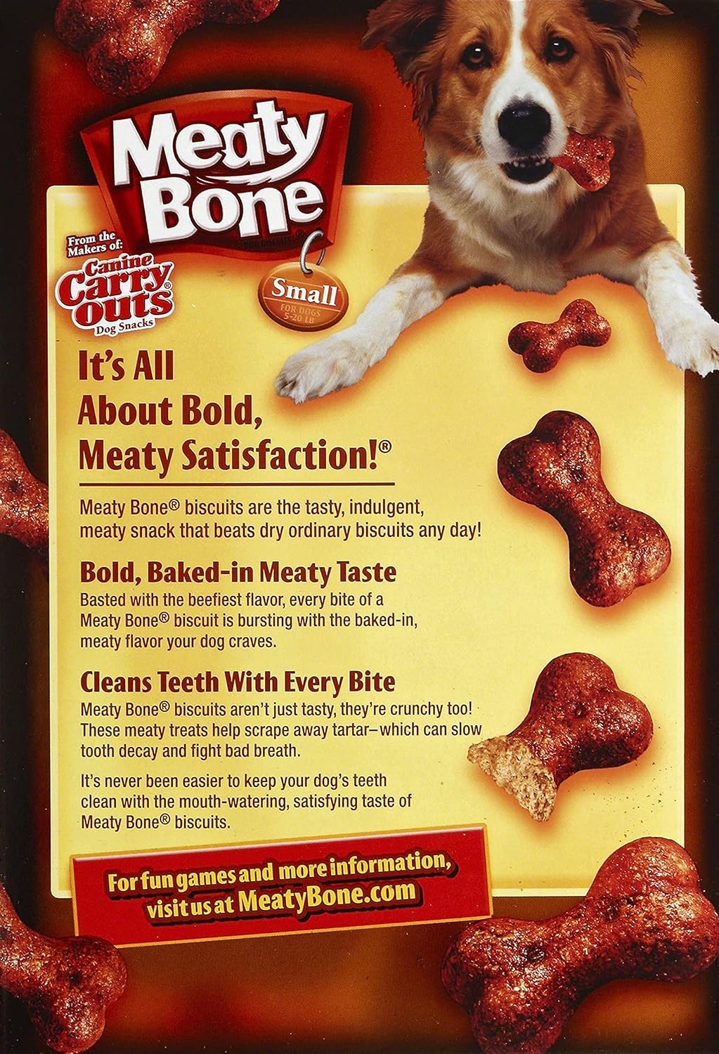 Meaty Bone Small Dog Snacks, 22.5 Oz (Pack Of 6) (Discontinued by Manufacturer)