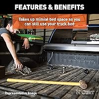 Vista 4 de CURT 60618 Kit de enganche de cuello de cisne con sistema de disco OEM, 30K, bola de 2-5/16 pulgadas, se adapta a Select Ram 2500, 3500