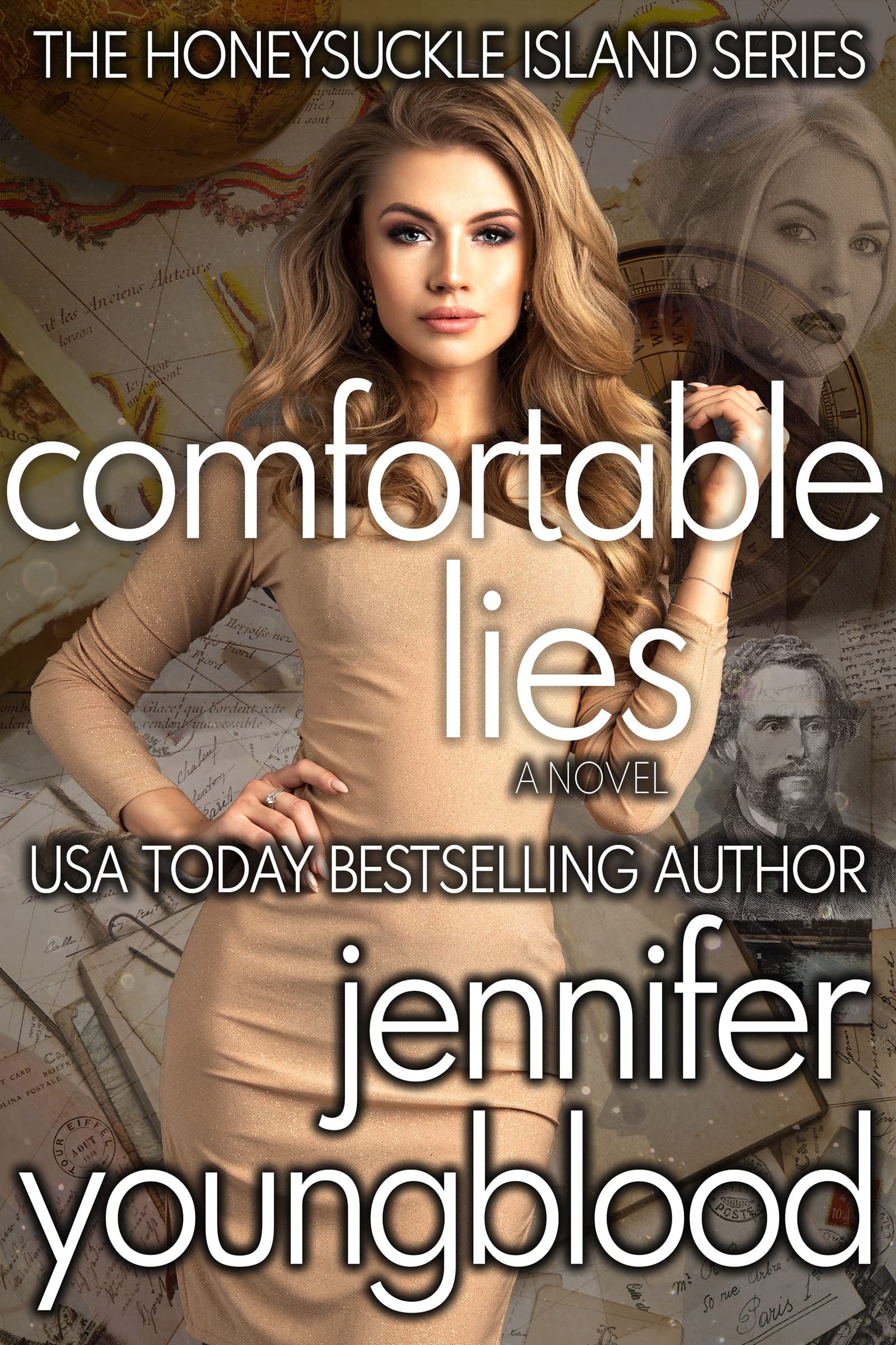 Comfortable Lies: Women's Fiction Romantic Suspense (The Honeysuckle Island Series Book 8)