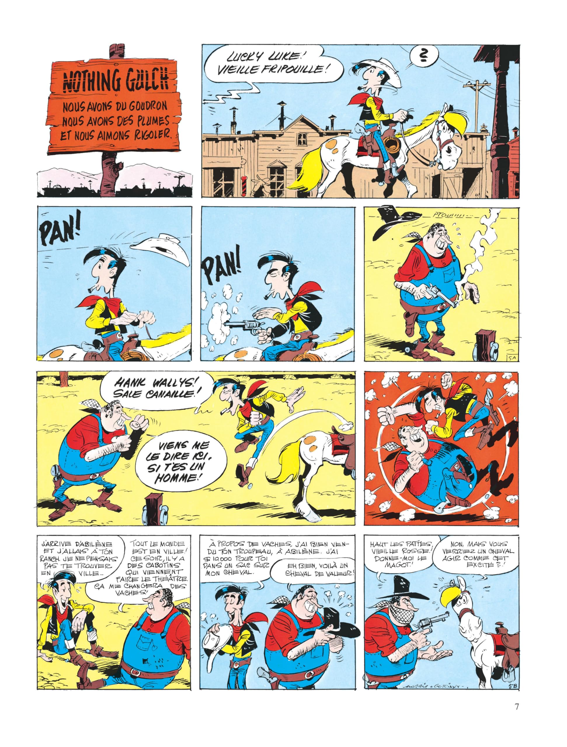 Lucky Luke - Tome 10 - Le Cavalier blanc Goscinny and Morris - PT05