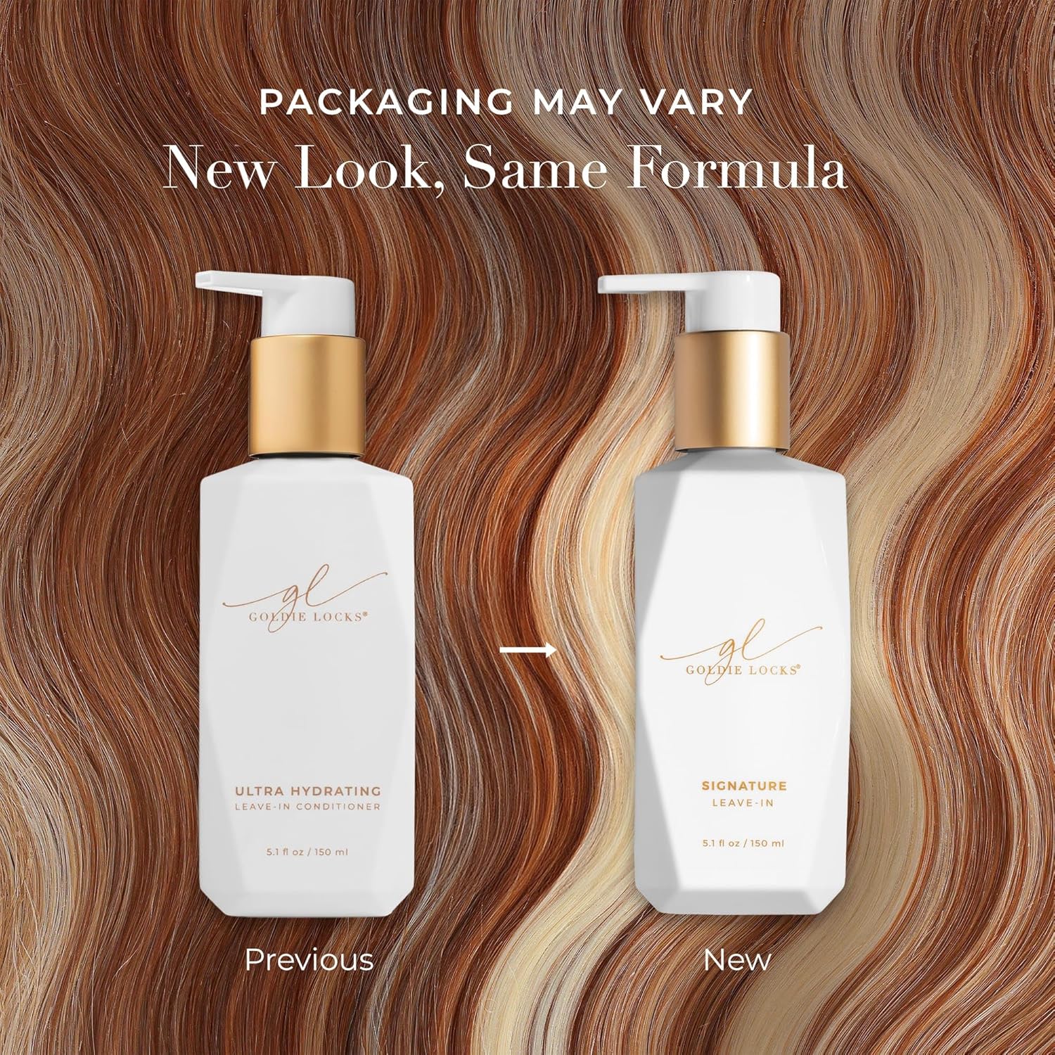 Goldie Locks Signature Leave-In Conditioner - Moisturizes and Controls Frizz - Lightweight Daily Hydration - Safe for Extensions & Color-Treated Hair - Protein-Free - 5.1 fl oz (Packaging May Vary) - Image 2