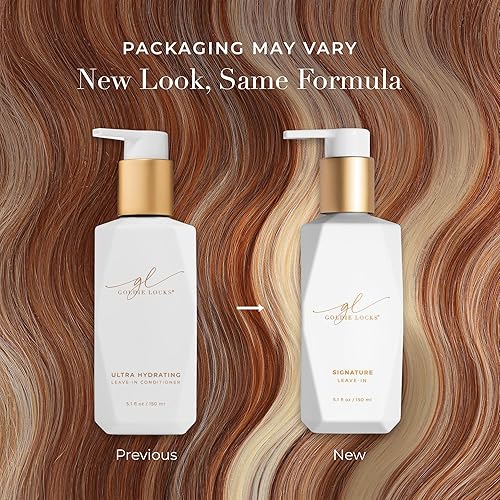 Miniatura 2 de Goldie Locks Acondicionador sin enjuague Signature – Hidrata y controla el encrespamiento – Hidratación diaria ligera – Seguro para extensiones y