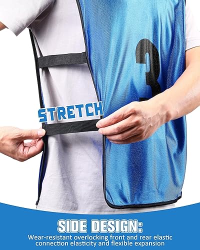 Vista 24 de Yahenda 24 unidades de pantalones deportivos con cinturón para adultos Verde