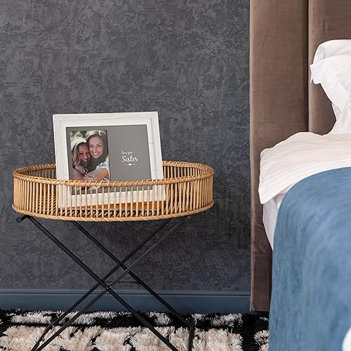 Miniatura 2 de Pavilion Gift Company - Marco de fotos Love You Sister MDF para fotos de 4 x 6 pulgadas, marco de fotos envejecido, acabado de grano de madera