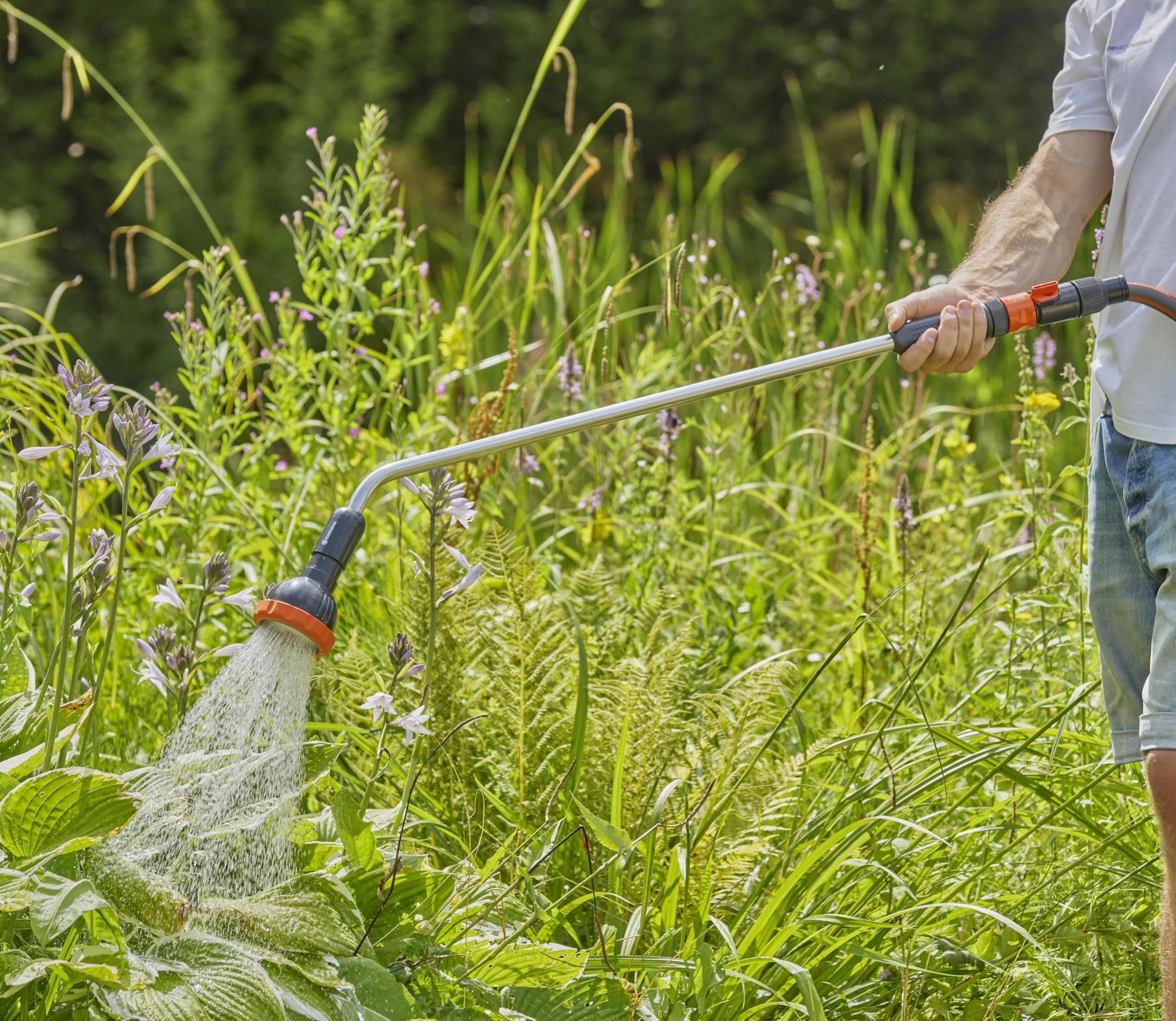 Gardena Lancia a doccia con prolunga Profi-System: Lancia a doccia con prolunga per una maggiore portata d'acqua, lunghezza 92 cm (2849-20)