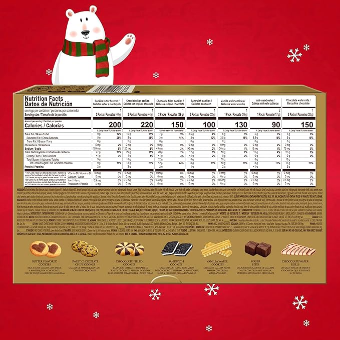 Colombina Moments Galletas Navideñas Surtidas, 8 oz miniatura 2
