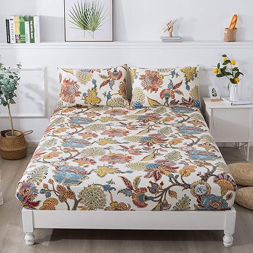 Vista 30 de SOFTTA - 1 funda nórdica + 2 fundas de almohada Paisley Modern Juego de cama 100% algodón egipcio