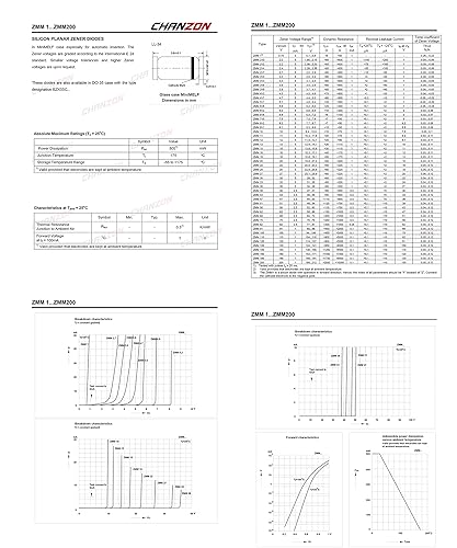 Miniatura 2 de Paquete de 100 piezas Chanzon SMD Zener diodo 0.5W 13V ZMM13V ZMM13 LL-34 (SOD-80 MiniMELF / 1206) 0.5 vatios 13 voltios diodos de vidrio de silicio