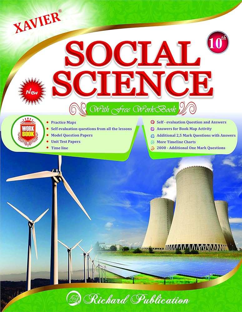 Xavier 10th English Medium Social Science Guide With Free
