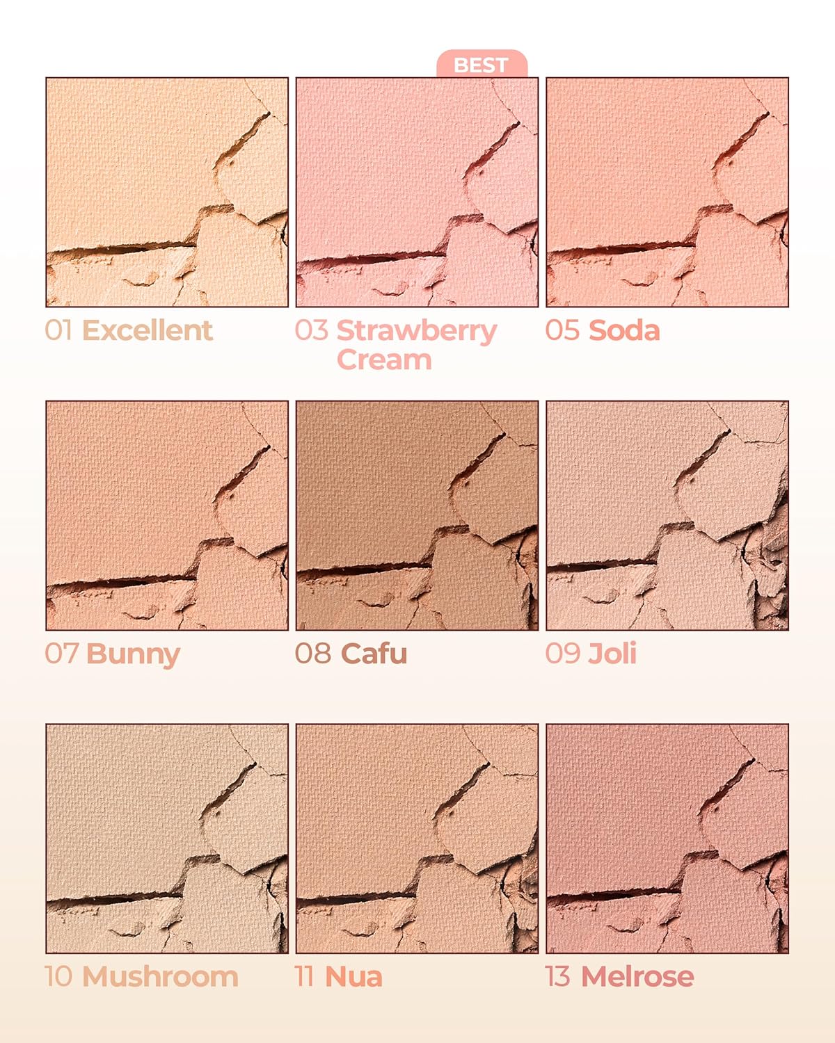 HOLIKA HOLIKA My Fave Piece Eye Shadow 01 Excellent - Korean Eye Makeup with Buttery Texture, Matte to Shimmer Formula, Smooth Blendable Pigmented Colors, Luxurious Finish for All-Day Wear - Image 4