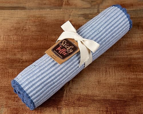 Miniatura 7 de Sticky Toffee - Manteles individuales y caminos de mesa gruesos, acanalados, con diseño de granja y de rombos