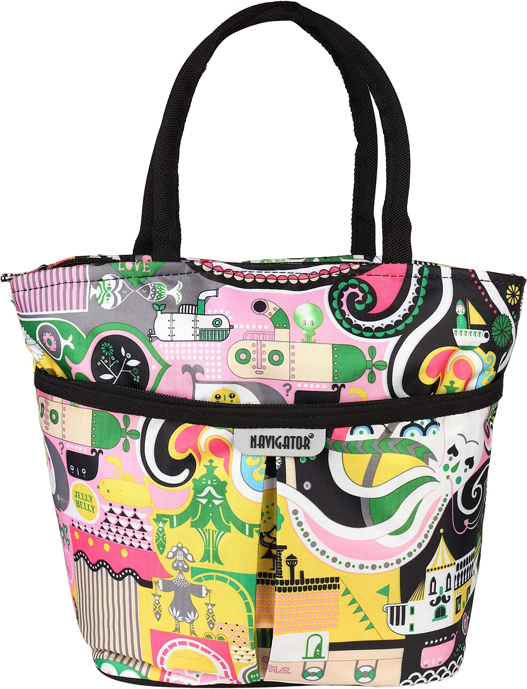 Levitas Women's Polyester Multicolour Lunch Bag