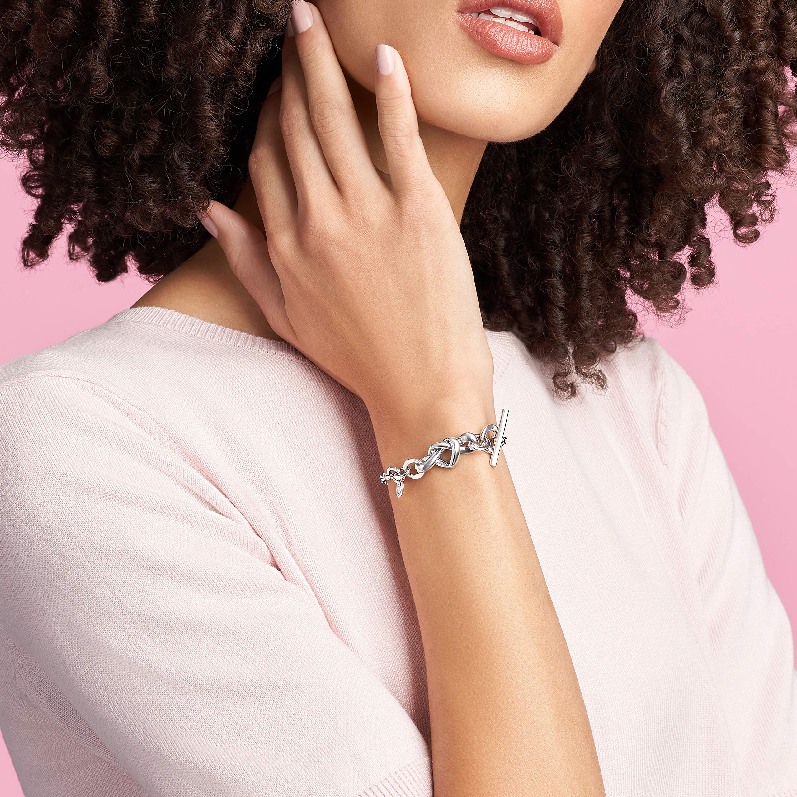 Amazon.co.jp: PANDORA Jewelry ノットハートTバースターリング
