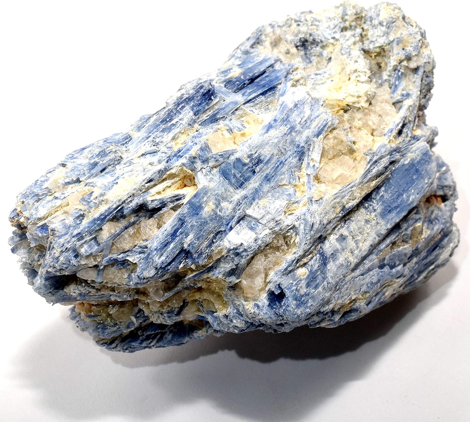4" 450g Rich Blue Kyanite Cluster Natural Sparkling Crystal Rough Blue Kyanite in Matrix Mineral Gemstone Specimen - Brazil