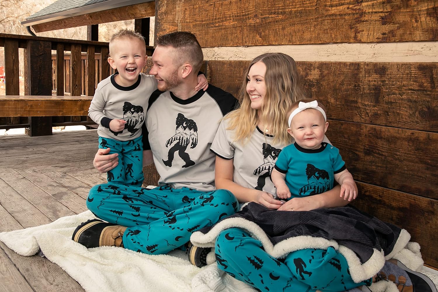 Lazy One Matching Holiday Pajamas for Family, Holiday Pajama Sets for Adults, Teens, Kids, Baby and Dog
