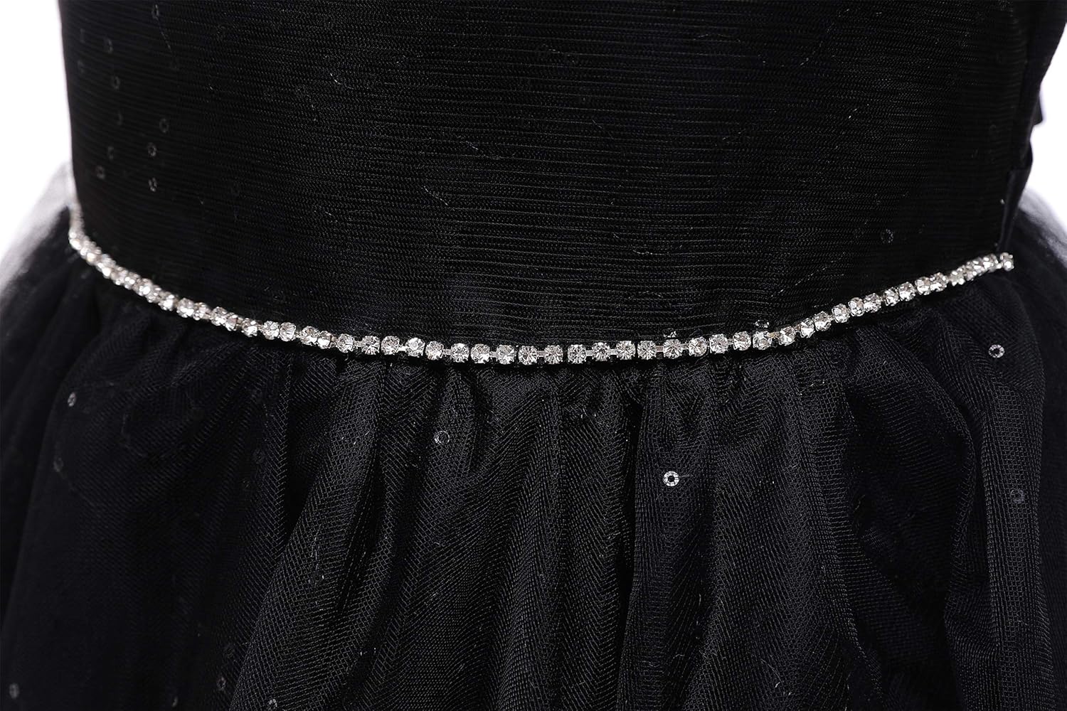 Weileenice Little/Big Girl Party Dress Tulle Girls Wedding Pageant Gown Kids Vintage Prom Holiday Tutu Dresses - Image 4