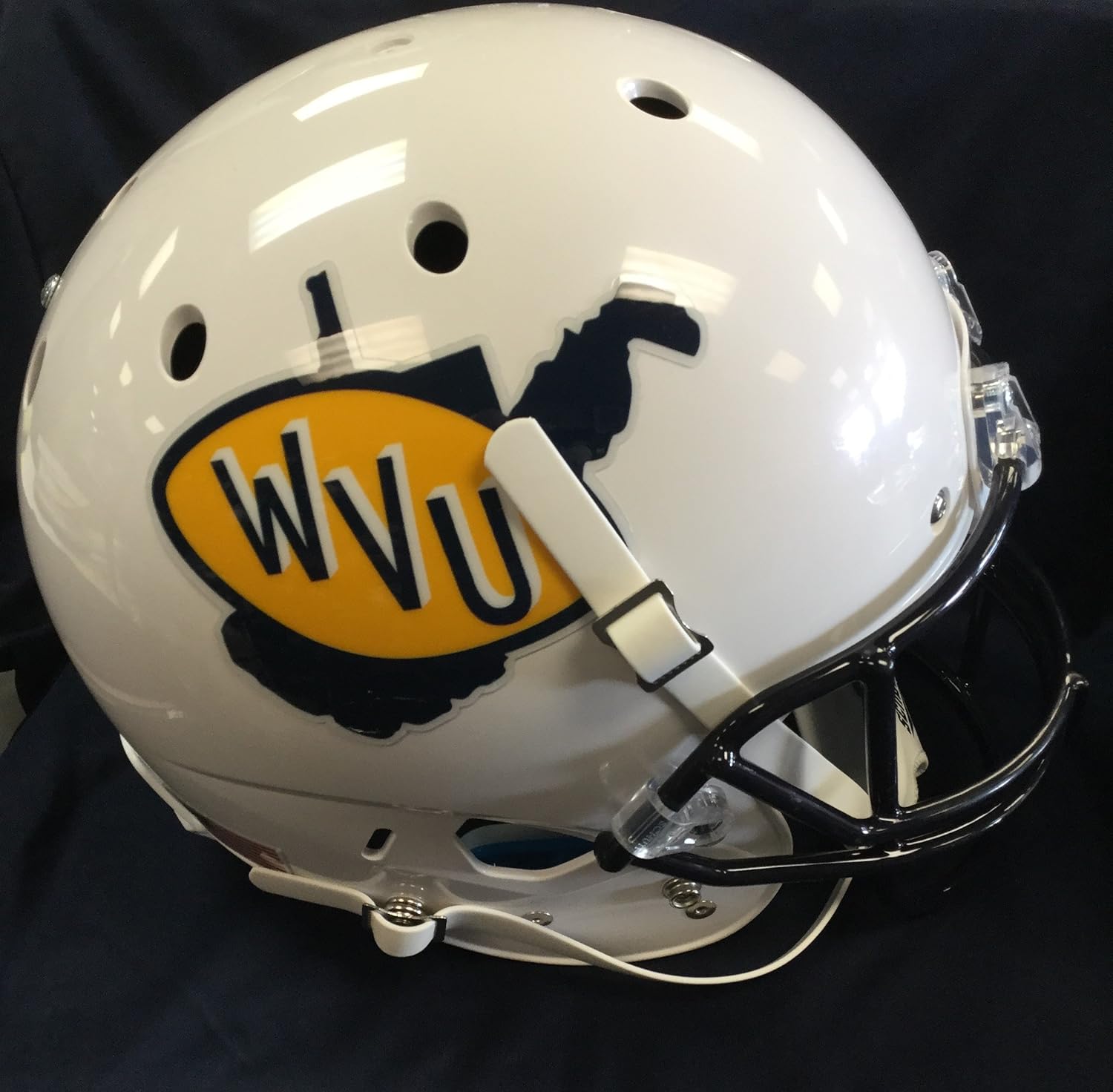 NCAA West Virginia Mountaineers Replica XP Helmet - Alternate 1 (Grey) : Everything Else