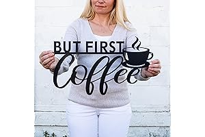 Metal Coffee Signs for Kitchen Wall Decor