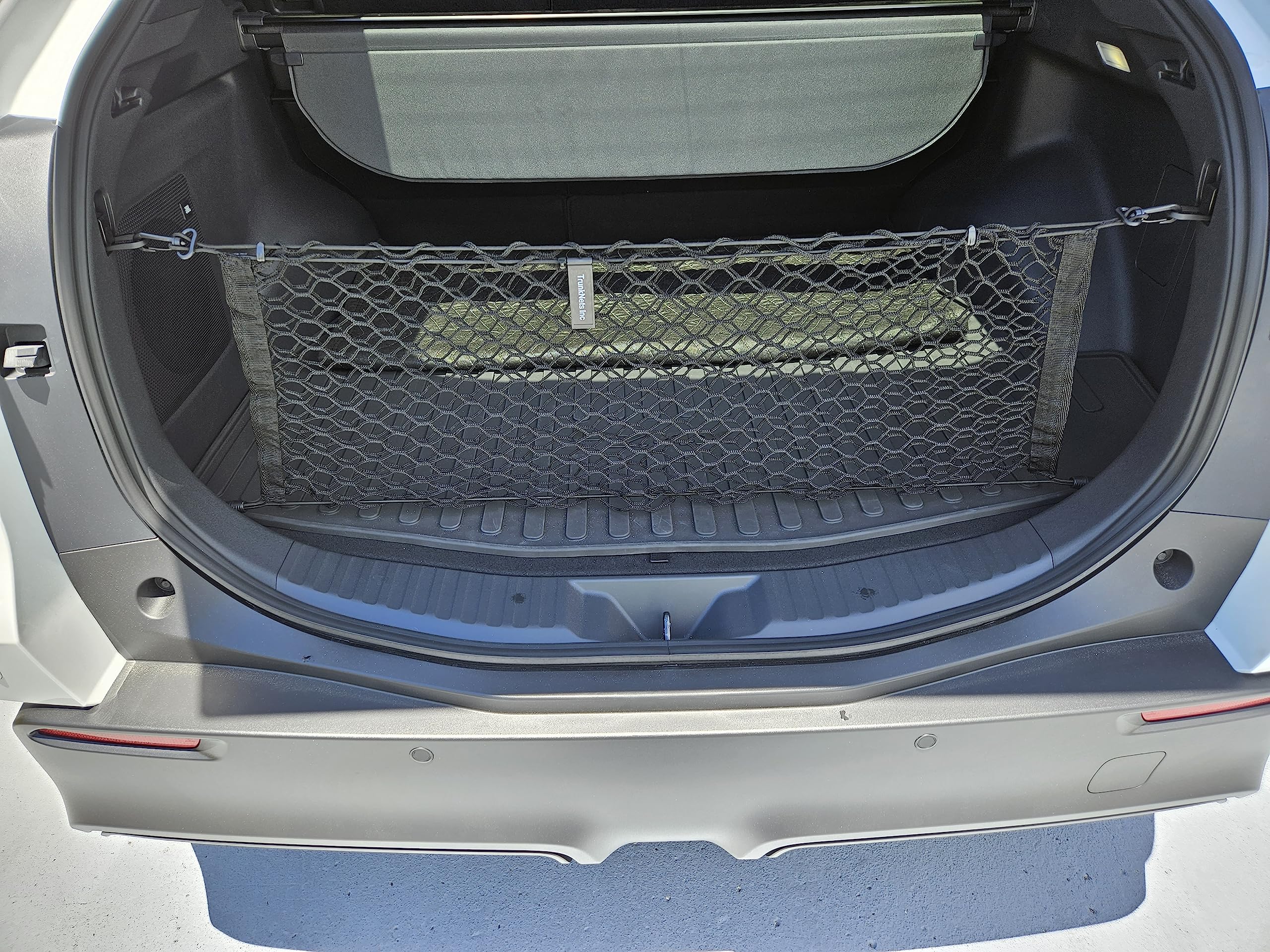 Trunk Envelope Style Mesh Cargo Net for Toyota bz4x - Premium Trunk Organizer and Storage - Luggage Net for Crossover - Best Car Organizer