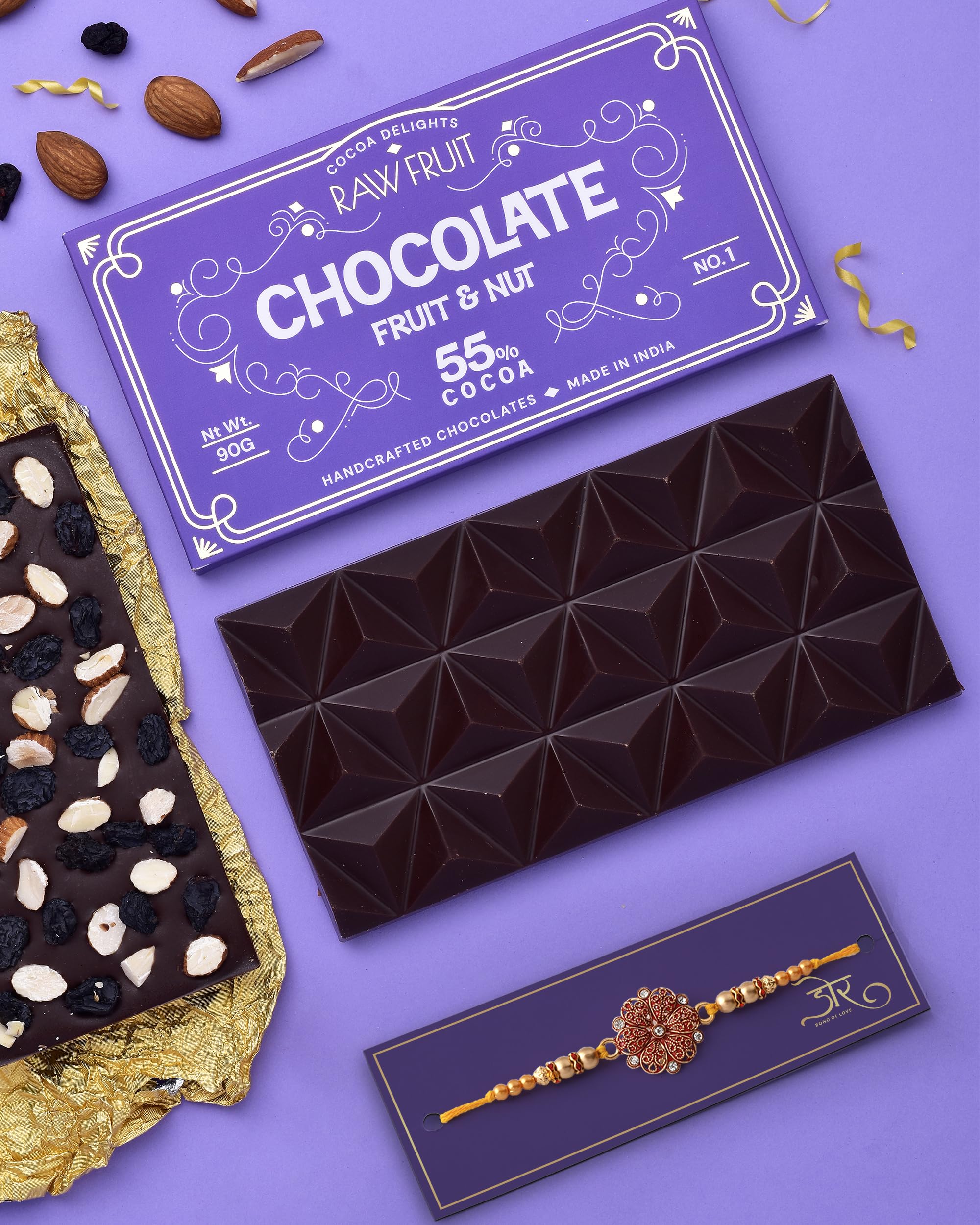 HYPERFOODS Rakhi With Chocolate Fruit&Nuts Chocolate Bar With Chocolate Rakhi With Chocolates Gramsift Pack Rakhi Combo With Chocolate Rakhi Gramsift For Brother Chocolate, 90 Grams (B0CCS2WCHL) Amazon Price History, Amazon Price Tracker