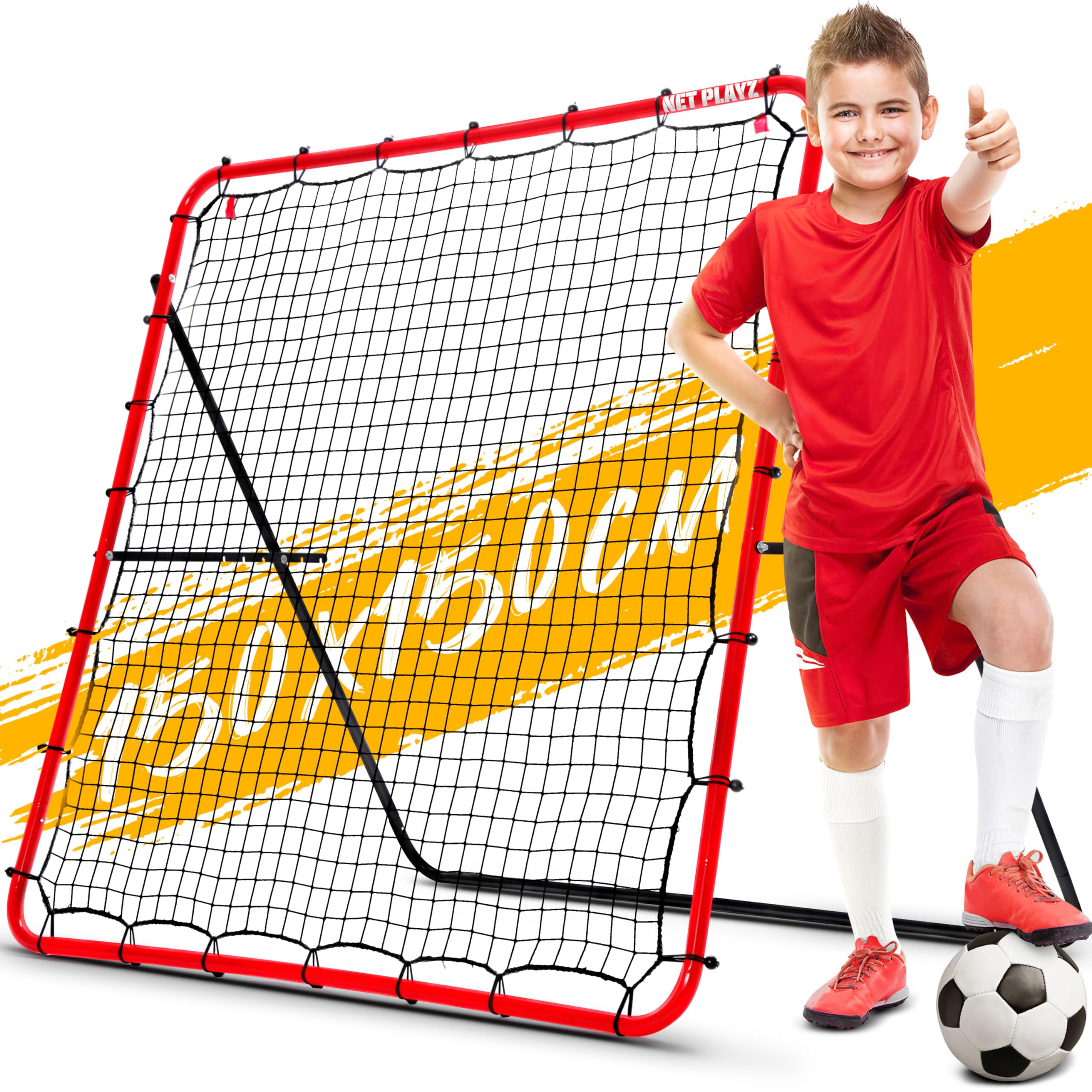 NET PLAYZ Filet de rebond football - Équipement d'entraînement de dextérité