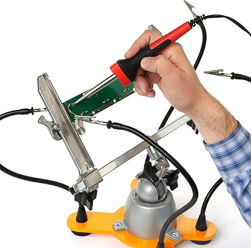 Miniatura 5 de Banco de trabajo base  Estaciones de soldadura de manos ayudantes  Herramienta de mano de ayuda para soldador  Diseñado para herramientas PanaVise y