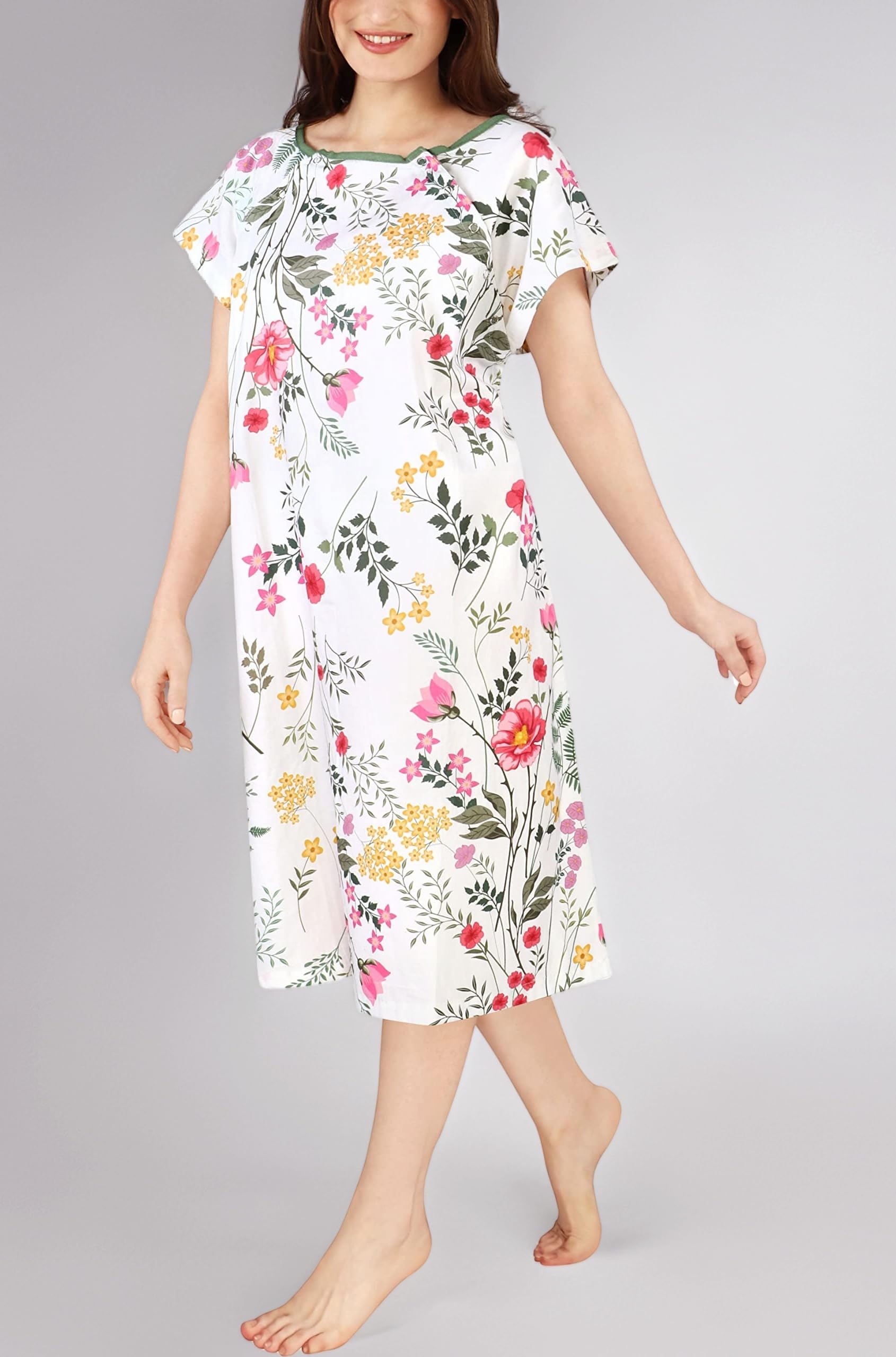 Utopia Care Hospital Gown 1 Pack - Patient Gown - Maternity Gown with Breastfeeding Support