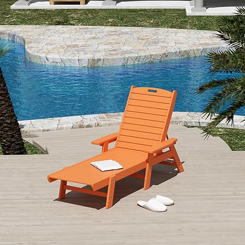 Miniatura 19 de WestinTrends Malibu Poly - Tumbona reclinable azul marino