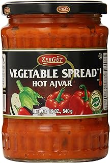 Zergut Ajvar, Hot, 19 Ounce