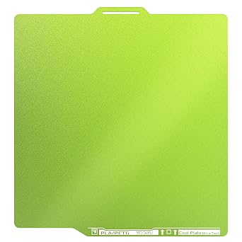 YOOPAI Build Plate for Bambu Lab P2S, P1S, A1, X2D, X1C, P1P, X1E 3D Printers, Double-Sided UltraTack Cool Plate for Low-Temperature Printing, Fine-Textured Spring Steel Sheet, 257x257mm