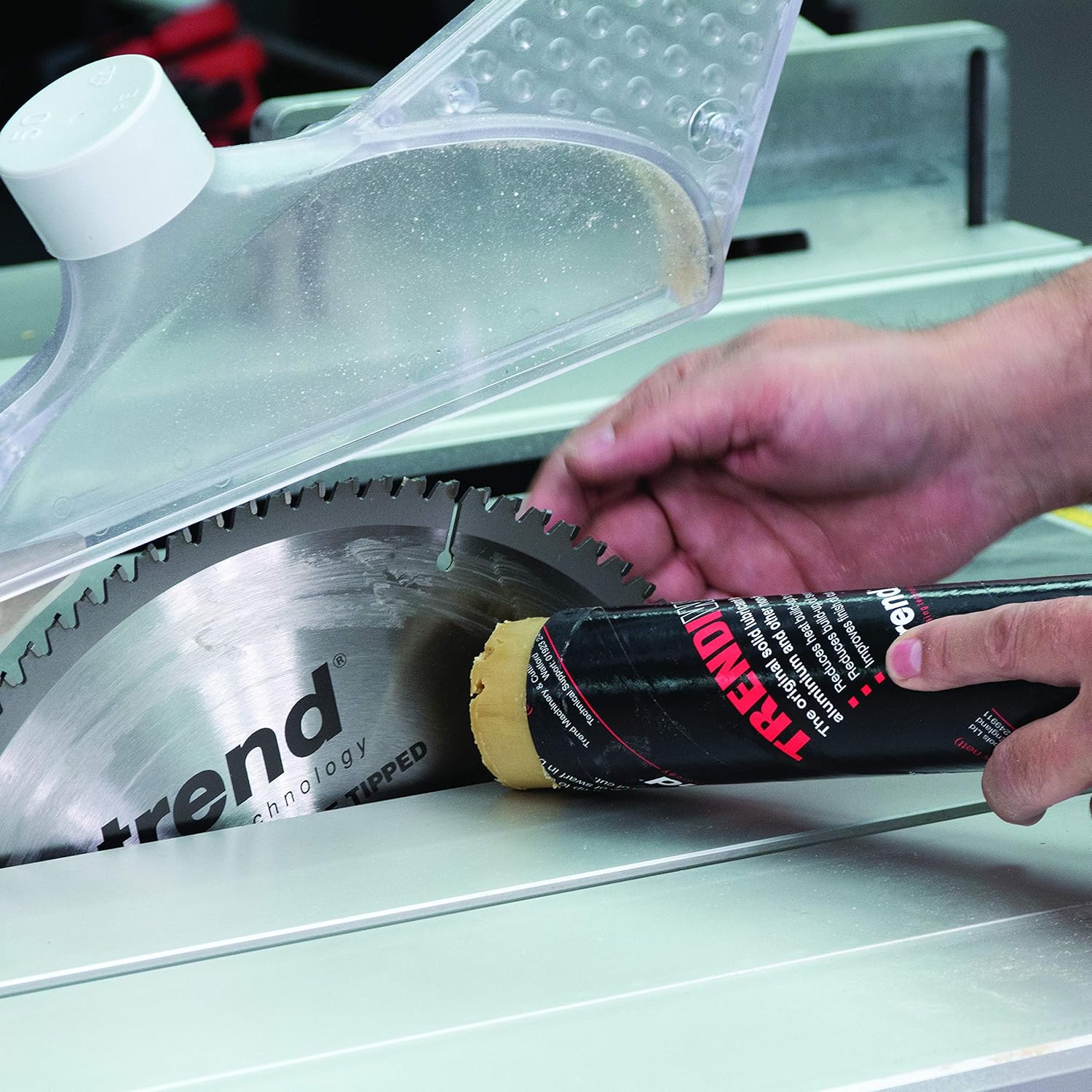 Trend Lubricant Wax Stick, 342g, Extend Sawblade Life, Ideal for Aluminium Cutting, TRENDIWAX