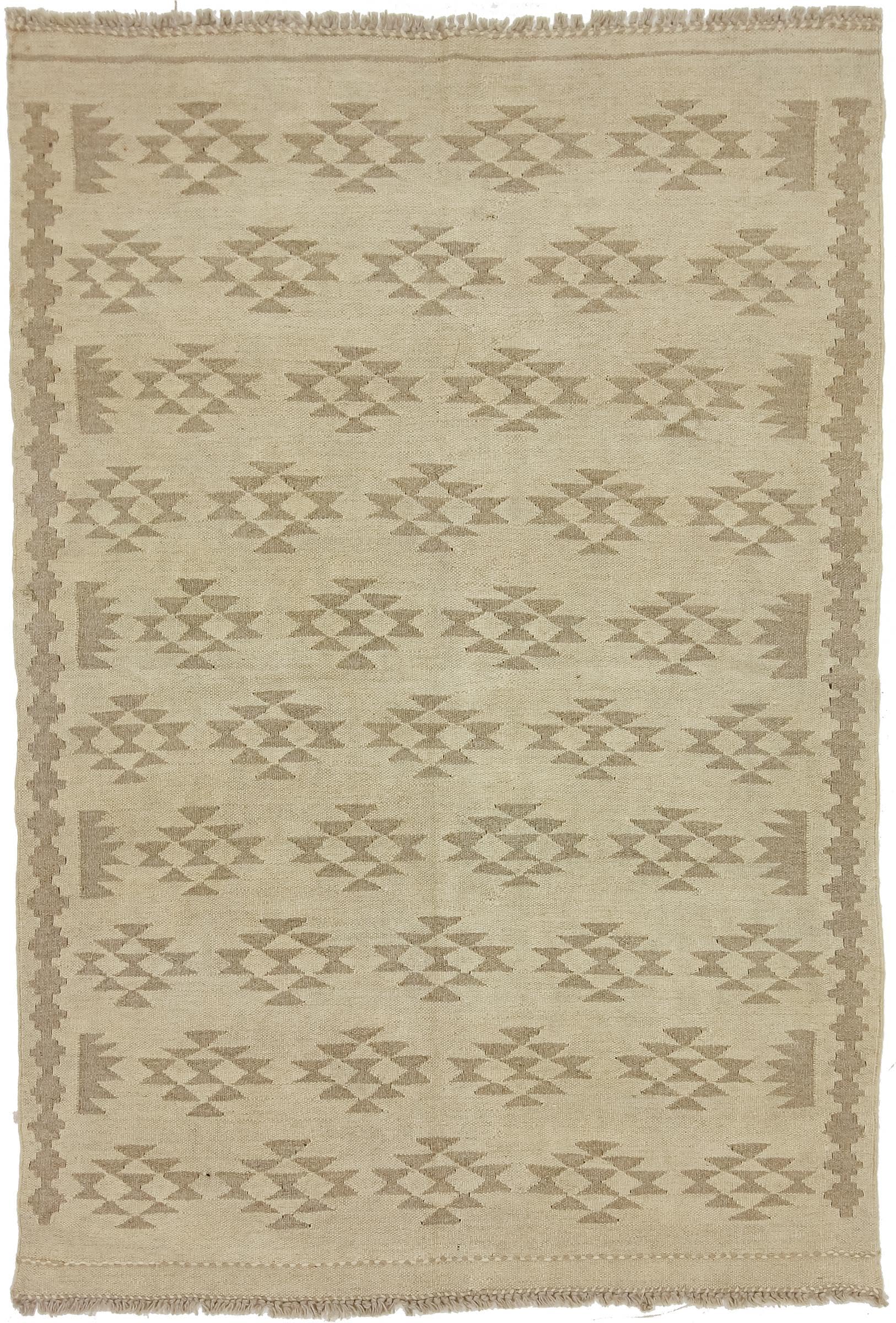 Tapis d'Orient Kilim afghan tissé main en laine 119x176 cm d'exception