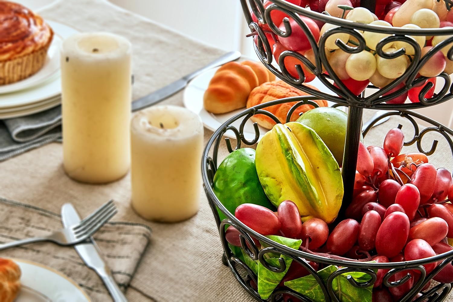 2-Tiered Basket, Fruit Stand