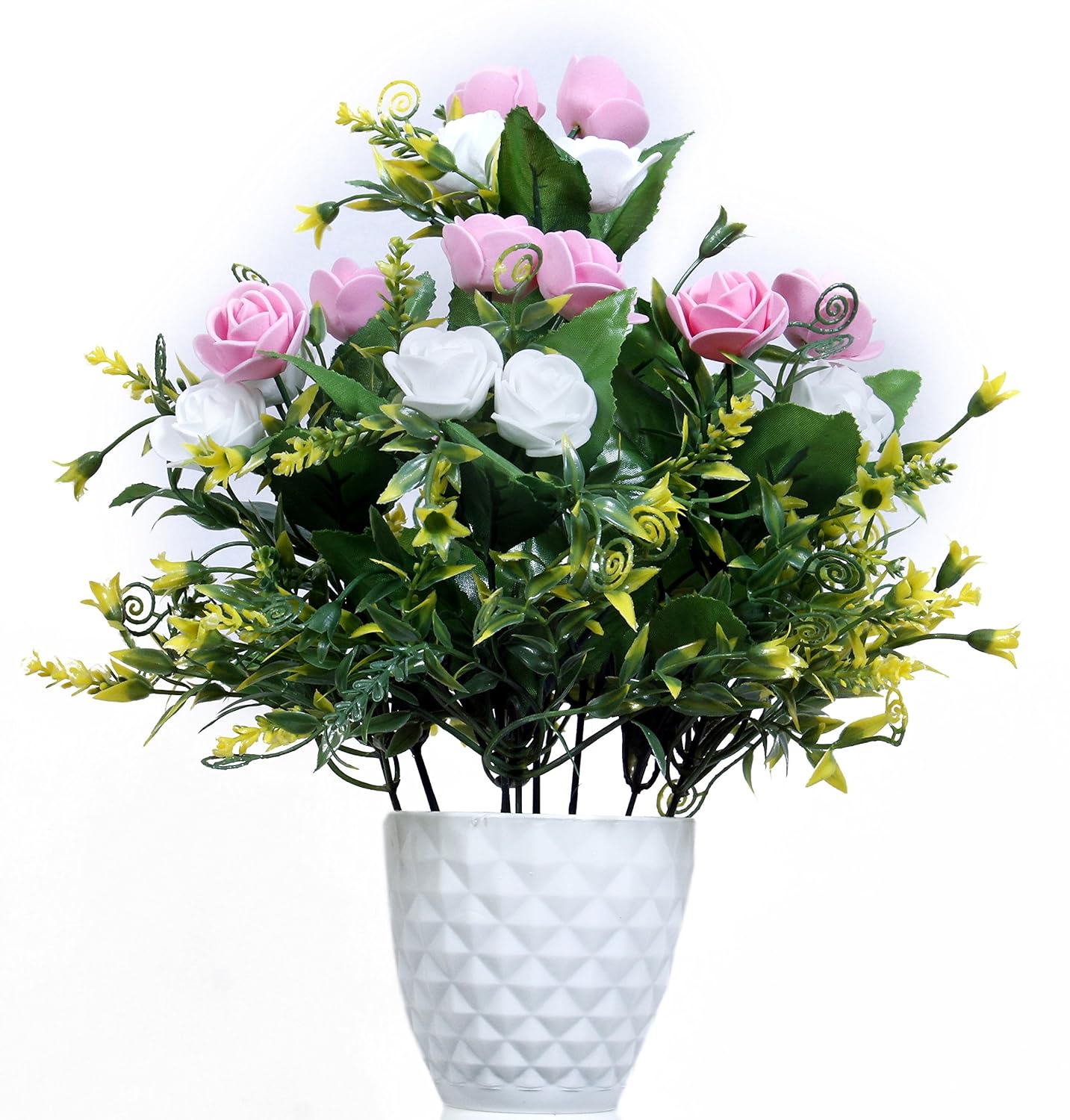Buy Home Décor Artificial Flower pink and white for living room With
