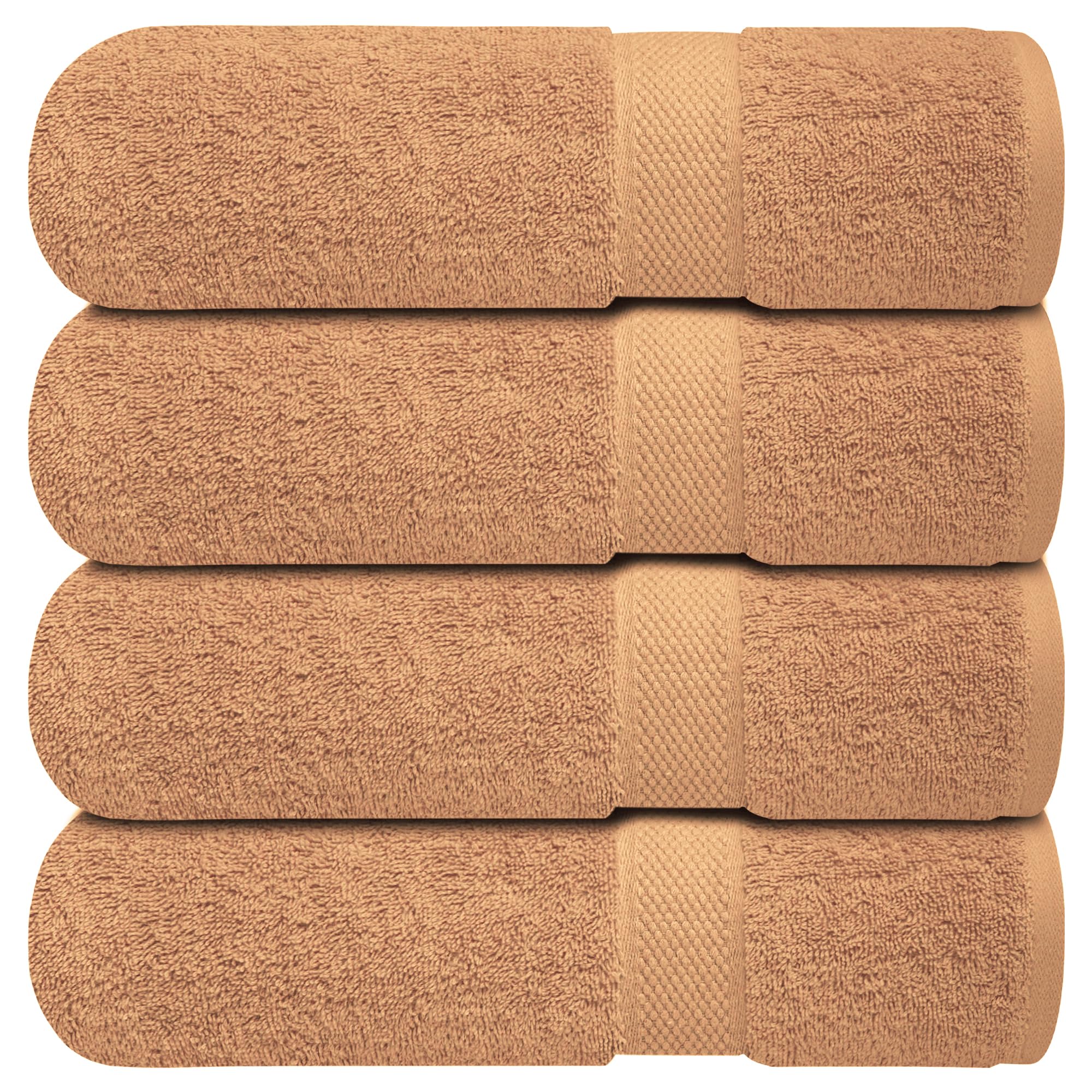 Toallas de baño de lujo Infinitee Xclusives en algodón hilado