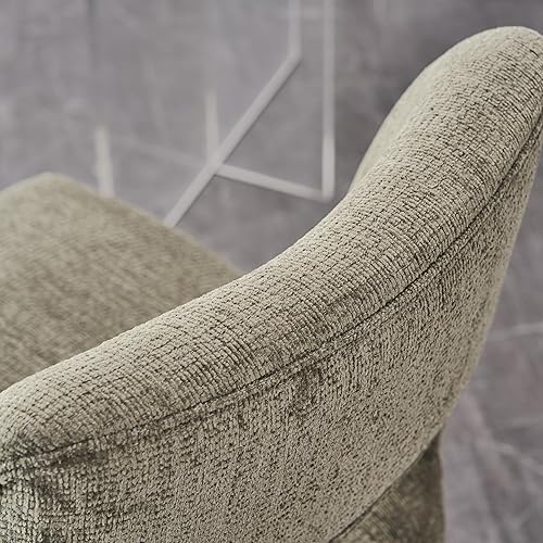 Miniatura 4 de VKNOW Juego de 6 sillas de comedor de madera, sillas de comedor tapizadas en tela modernas, sillas de cocina, silla de comedor de granja para cocina