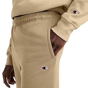 Champion Men's Sweatpants, Fleece, Comfortable Relaxed-bottom Pants for Men (Reg. Or Big & Tall)