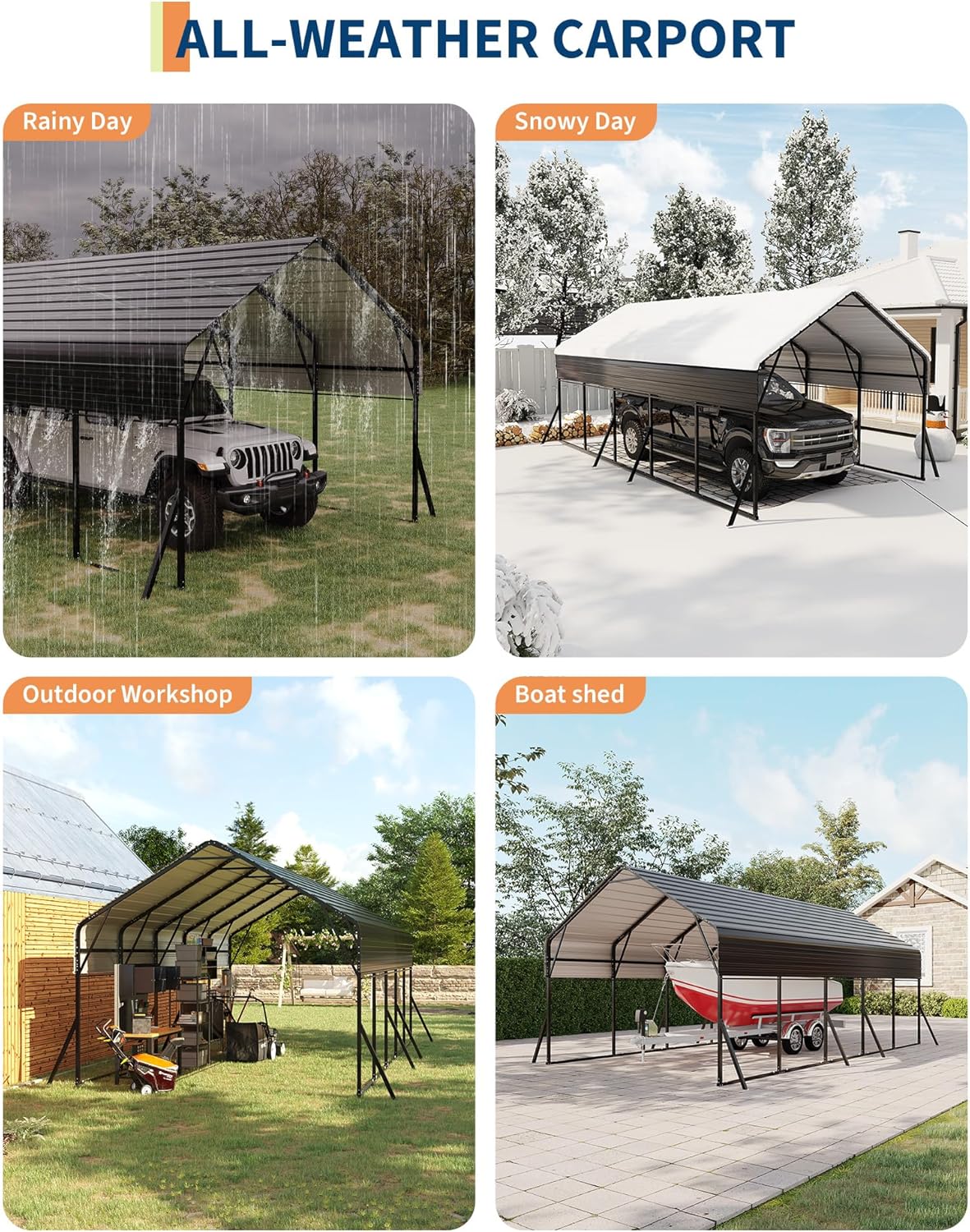 All-Weather Carport Applications