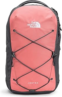 THE NORTH FACE Women's Jester Commuter Laptop Backpack, Faded Rose/Asphalt Grey, One Size