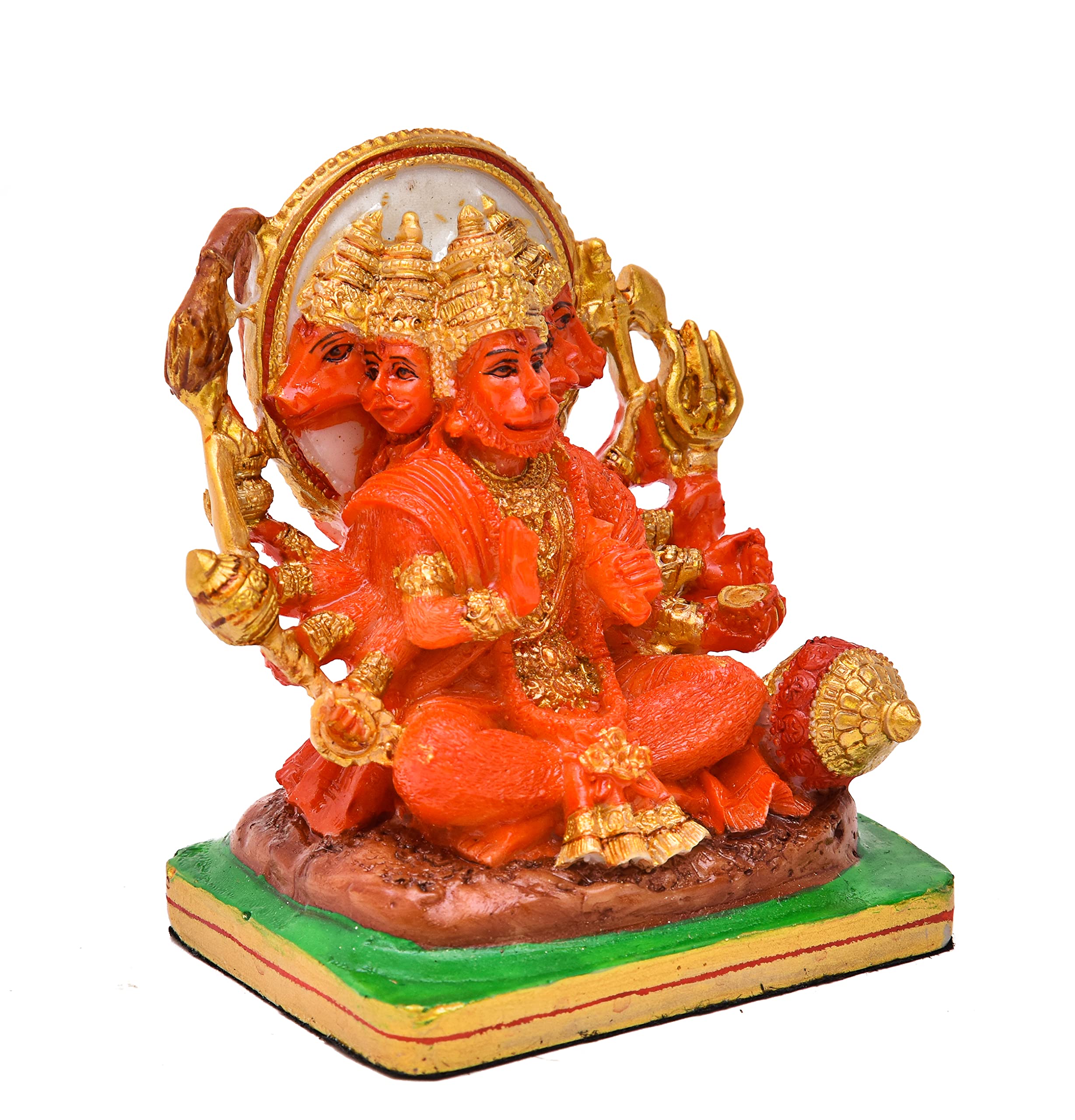 Archna Handicraft Polyresin Hanuman Ji Murti for Pooja Room Sculpture Idol Staute for Home Decor (4x2x3) - Image 5 thumbnail