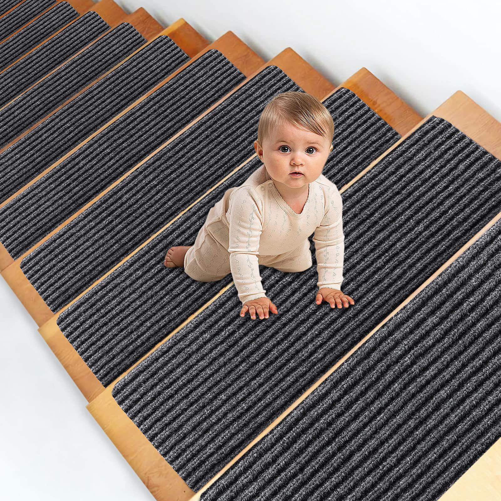 Buy MATAHUM NonSlip Carpet Stair Treads, Anti Moving Grip for Runner