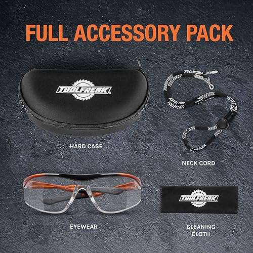 Miniatura 9 de ToolFreak Gafas de seguridad - Protección UV y contra impactos ANSI z87.1 clasificada (Agente)