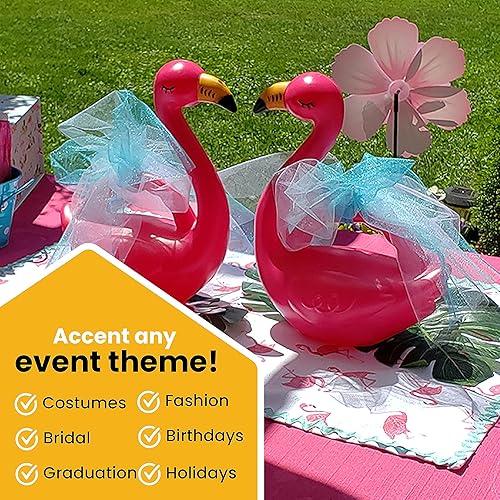 Miniatura 7 de Expo International Tul mate decorativo, tela de tul de poliéster ligero para tutús, disfraces y decoraciones de fiestas, lavable, fácil de usar, 6