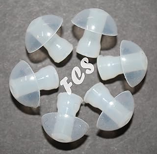 FCS Pack of 6 Hearing Aid Domes for BTE Devices & Hearing Instument (BTE-Extra Large)