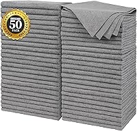 Vista 8 de FIXSMITH Paquete de 400 toallas multifuncionales, paños de limpieza de microfibra de 12 x 16 pulgadas, trapos de limpieza altamente absorbentes