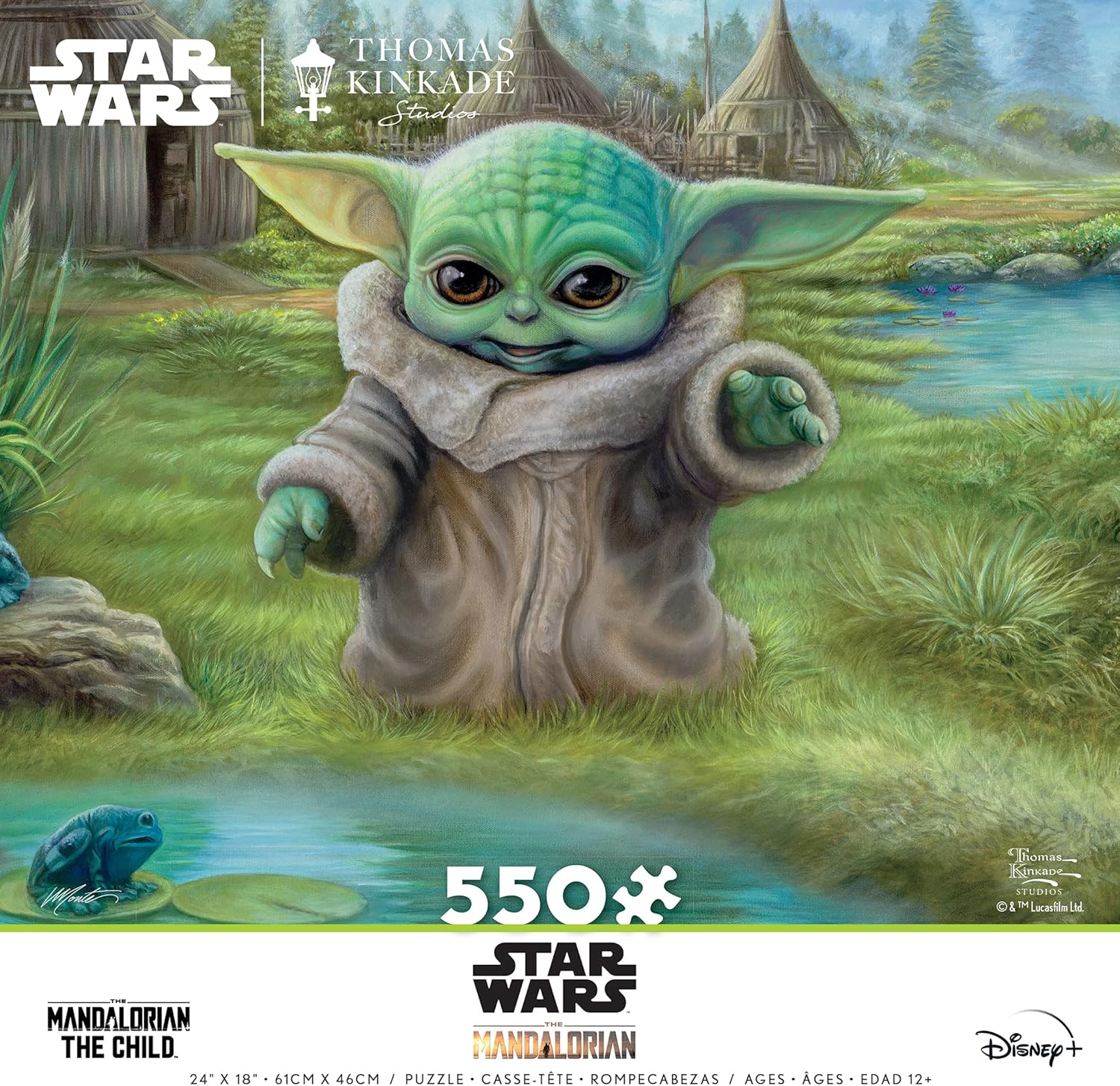 Ceaco 550 Piece Thomas Kinkade The Mandalorian Collection - Childs Play, Star Wars Jigsaw Puzzle, Kids and Adults : Everything Else