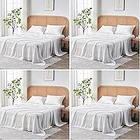 Vista 32 de Sijo AiryWeight Juego de sábanas Tencel, 100% Lyocell derivado de eucalipto, extremadamente suave, ganador de las mejores sábanas de enfriamiento