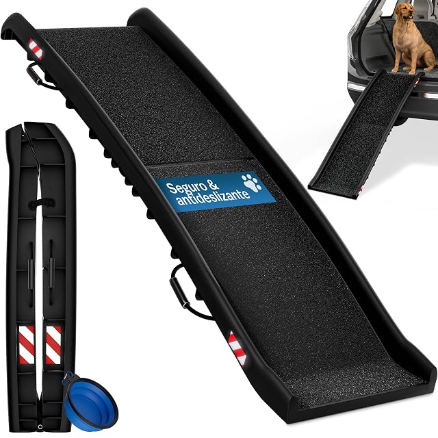 CADOCA Rampa para Perros Plegable 156x40Cm Portátil